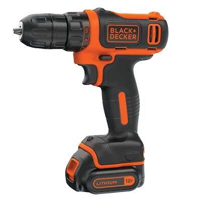 BLACK+DECKER 12v Max* Cordless Lithium Drill/...