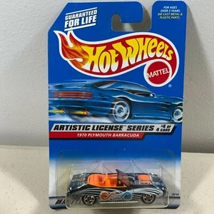 1970 Plymouth Barracuda - Artistic License Series #4 HOT WHEELS Mattel #732 1997 - Picture 1 of 3