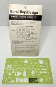 Berol RapiDesign R-321A Printed Circuit 2:1 Template - Picture 1 of 4
