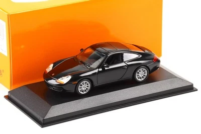 1:43 Minichamps Maxichamps Porsche 911 996 Carrera Coupè 1998 Nero Metallico - Immagine 1 di 3