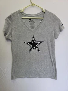 Dallas Cowboys Nike Camo Star Women XL V-Neck Short Sleeve T-shirt - Picture 1 of 9