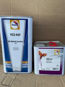 Glasurit 2K HS Klarlack Pack 5lt 923-447 klar & 2,5lt 929-31 schnell - Bild 1 von 2