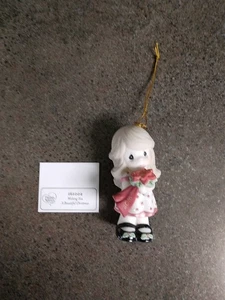 Precious Moments 'Wishing You A Beautiful Christmas' 2016 Dated Ornament 161002 - Picture 1 of 1