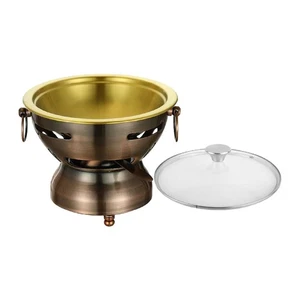 Small Hotpot Shabu Hot Pot with Handle Kitchen Cookware Cooking Pot Buffet Hot - Picture 1 of 23