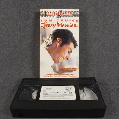 Jerry Maguire VHS Tape Tom Cruise TriStar 1997 Romantic Comedy Movie NTSC Video - Image 1 of 4