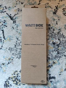WATTBOX WB-100-PS-6, 6 Outlet Power Strip-Integrated Circuit Breaker-NEW - Picture 1 of 3