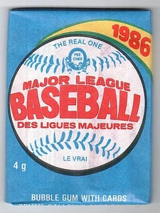 1986 O-Pee-Chee BASEBALL Wax pack Sealed 100% unsearched RARE!! - Picture 1 of 2