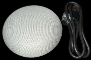 Google Nest Mini 2nd Generation H2C Smart Home Speaker W/ Cord Chalk Grey White - Picture 1 of 4