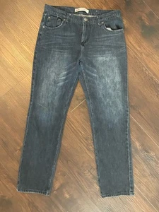 Levi's 502 Regular Taper Dark Wash Jeans, Boys Size 30x30 (20 Regular) - Picture 1 of 5