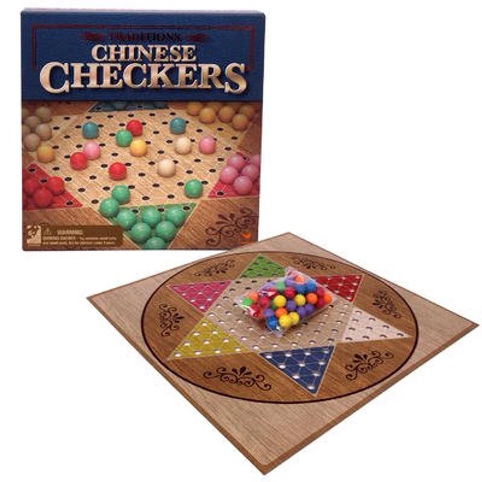 Traditions Chinese Checkers Board Game Cardinal Games Spin Master  NEW - Image 1 of 3