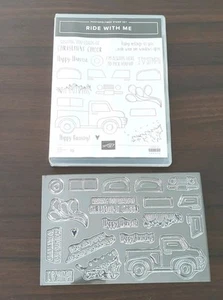 Stampin' Up! Ride With Me Photopolymer Stamp Set No Dies Holiday NEW - Picture 1 of 3