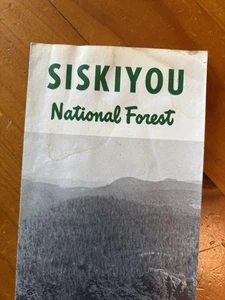 Siskiyou National Forest 1964 Vintage Map US Dept Agriculture Oregon State Map - Bild 1 von 10