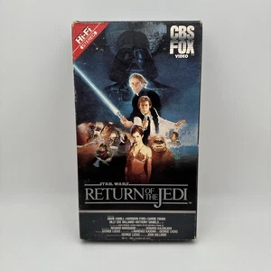 STAR WARS: RETURN OF THE JEDI - VHS 1986 Hi-Fi Red Label CBS FOX Rare OOP FS - Picture 1 of 7