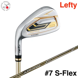 HONMA Golf BERES 09 Lefty 3S 3 Star Iron #7 S-Flex ARMRQ FX Graphite Shaft New - Picture 1 of 12