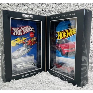 Mattel Creations Hot Wheels x DeLorean DMC-12 & Alpha5 Collector Set - Picture 1 of 10