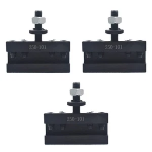 3 × AXA #1 250-101 Quick Change Tool Post Turning & Facing Holder For Lathe New - Picture 1 of 13