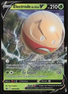Carte Pokémon Électrode de Hisui-V SWSH294 Promo SWSH Français - Foto 1 di 2