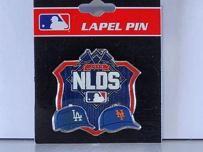 2015 MLB National League Division Series NY Mets vs LA Dodgers Pin Baseball - Image 1 of 2