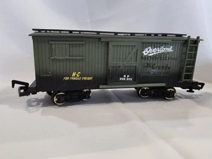 New Bright Burlington Northern Green Box Car 1986 Vintage G Gauge BN - Picture 1 of 3
