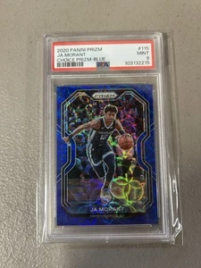 2020 Panini Choice Blue Prizm #115 Ja Morant Grizzlies 15/49 PSA 9 MINT - Picture 1 of 3