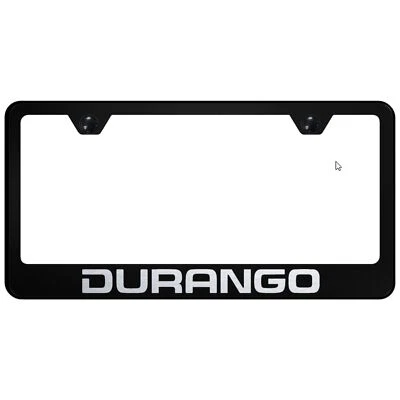 Dodge Durango Laser Etched Logo Stainless Steel License Plate Frame - Image 1 of 2