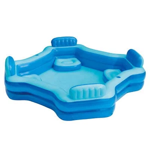 Comfort Inflatable Family Swimming Pool, 4 Seats, Square, Age 6 & up - Picture 1 of 8