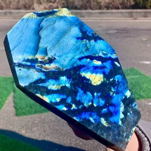 2,02 Pfund natürlicher wunderschöner Labradorit Quarz Kristall Stein Probe Heilung - Bild 1 von 24