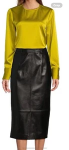 Antonio Melani Carilise Echtleder Bleistift Midirock Größe 4 - Bild 1 von 5