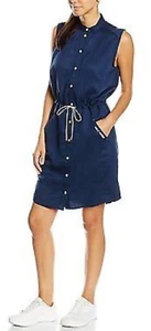 Abito donna Helly Hansen Utility con bottoni piccolo blu midi outdoor Gorpcore - Foto 1 di 21