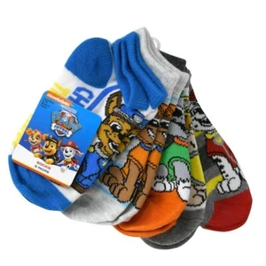 PAW PATROL 5 pares de calcetines tobilleros para niños pequeños niños talla 5-6,5 talla de zapato: 4-7,5 - Imagen 1 de 11