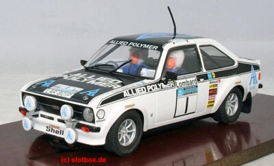 Coche Ranura SCX 1/32 Ford Escort MKII Rally Makinen-Liddon ¡con LUCES! A10222 ¡NUEVO!  Foto 1 de 4