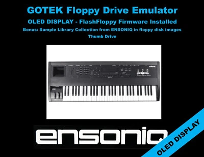 GOTEK Diskettenlaufwerk Emulator mit FLASHFLOOPY & OLED DISPLAY für ENSONIQ ASR-10 - Bild 1 von 2