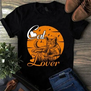 Cat Lover Meow Cat Gift Unisex Shirt - Picture 1 of 1