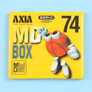 AXIA MD Box Blank MiniDisc 74 Minutes (Translucent Yellow) *NEW & SEALED* - Picture 1 of 3