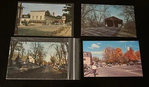 Nashville Indiana IN Postcard Lot Vintage Brown County Van Buren St Park Bridge - Picture 1 of 5