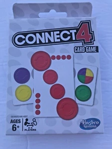 Hasbro Connect 4 Kartenspiel + Neu Versiegelt 2-4 Spieler Alter 6+ - Bild 1 von 2