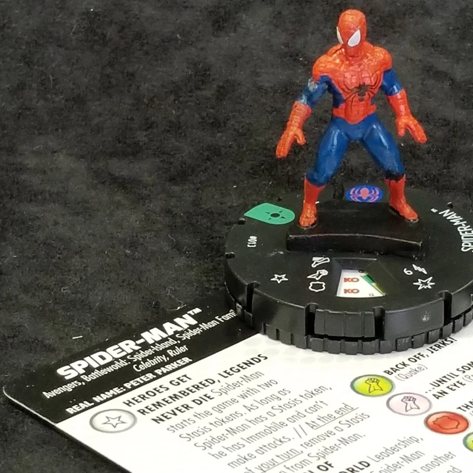 Spider-Man - Figura poco común 018 Heroclix Secret Wars Battleworld #18 Foto 1 de 1