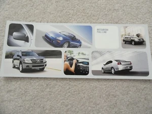 2005 Mitsubishi Lancer / Eclipse / Endeavor / Outlander / Montero Sales Brochure - Bild 1 von 1