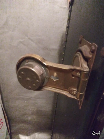 Antique Hartman wardrobe double lock trunk. All keys&locks work Cover