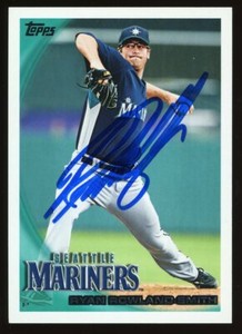 2010 Topps RYAN ROWLAND SMITH Signed Card autograph AUTO MARINERS AUSTRALIA