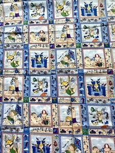 VIP Cranston Print Works Leslie Beck Children Beach Quilt Fabric 70”x45”1.9 YARD - Picture 1 of 6