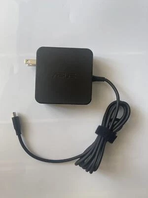 ASUS 65W Type-C USB-C AC Adapter Charger ZenBook/Chromebook/Transformer Book- - Image 1 of 4