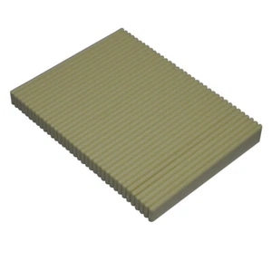 50pcs guitarra clásica puente sillas de montar de plástico marfil blanco 80mm - Imagen 1 de 4