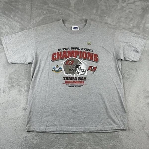CSA Tampa Bay Buccaneers NFL 2003 Super Bowl XXXVII Champions T-Shirt XL NOS - Picture 1 of 11