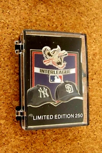 2013 NY New York Yankees vs SD San Diego Padres pin Interleague light curling - Picture 1 of 1