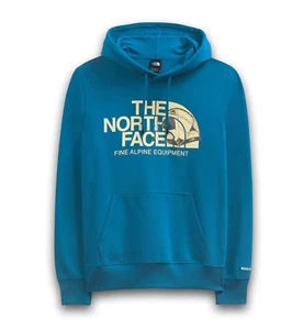NEU The North Face Herren Logo Play Pullover Hoodie Sweatshirt Blau Hoody LARGE - Bild 1 von 3