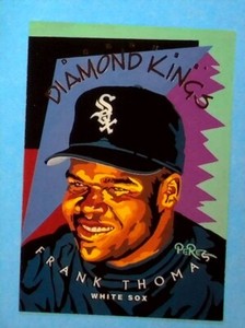 1995 Donruss Diamond Kings Baseball Card #DK-1 Frank Thomas