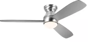 Kichler Bead 54" integrierter LED Innen gebürsteter Stahl Ventilator mit Licht & Fernbedienung - Bild 1 von 2
