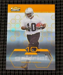 DOUG GABRIEL 2003 Topps Finest football GOLD REFRACTOR ROOKIE card #/50 Raiders - Picture 1 of 1