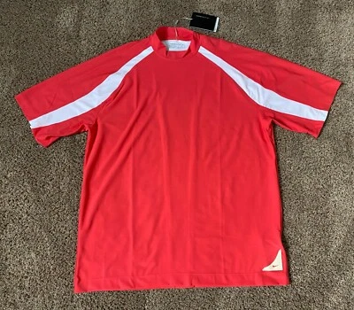 NUEVA CAMISETA DE TENIS SECA NIKE GOLF FIT RUNNING L GRANDE ELÁSTICA CUELLO FALSO 256503 Foto 1 de 4